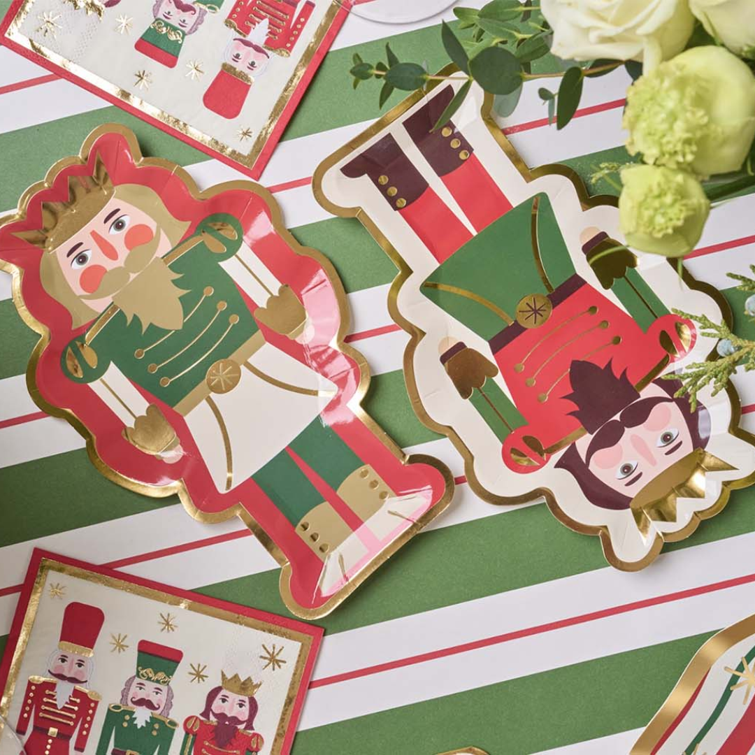 Salad Plate Nutcracker Christmas Assorted