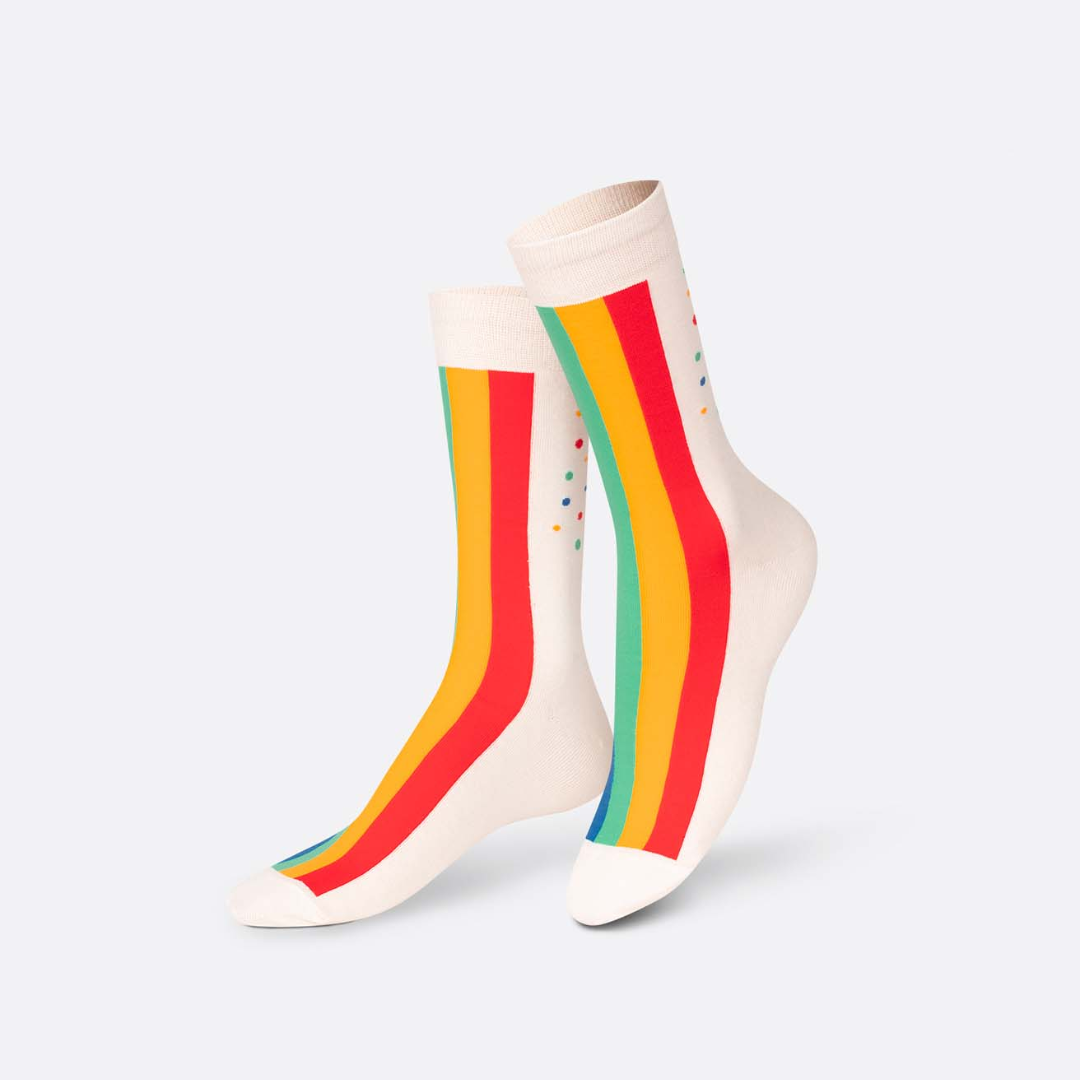 Rainbow Cake Socks (Kids)