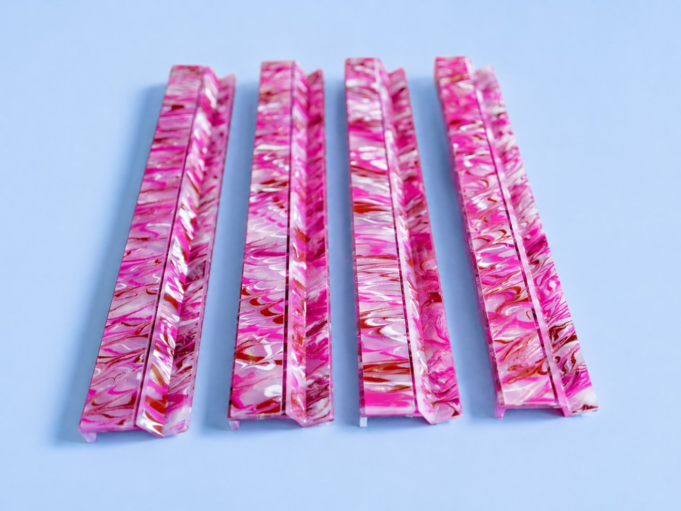 Golden Pink Mahjoy Racks Set of 4