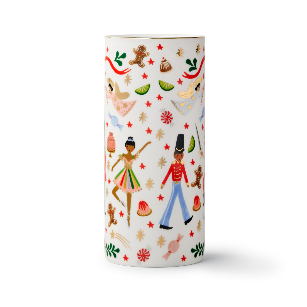 Nutcracker Porcelain Vase