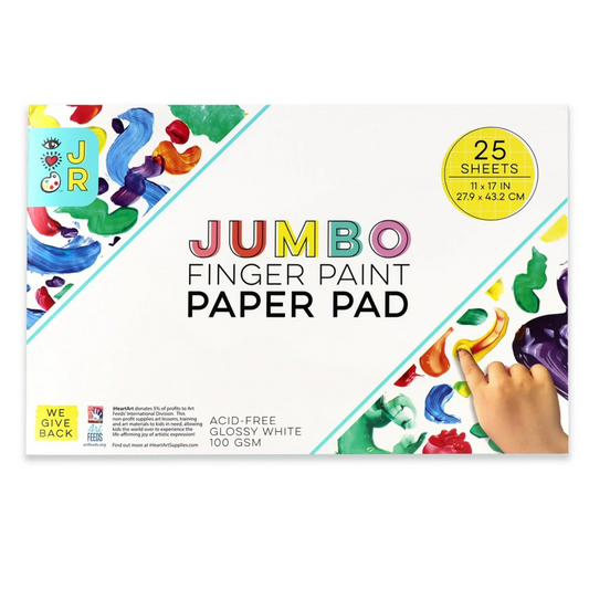 JR Jumbo Finger Paint  Paper Pad, 11" x 17"