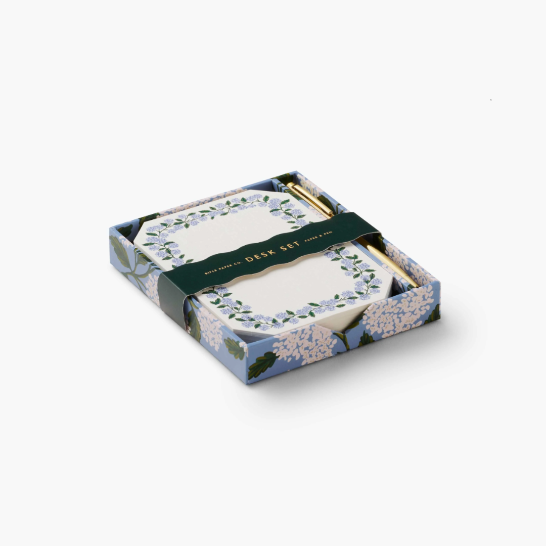 Hydrangea Note Writing Set