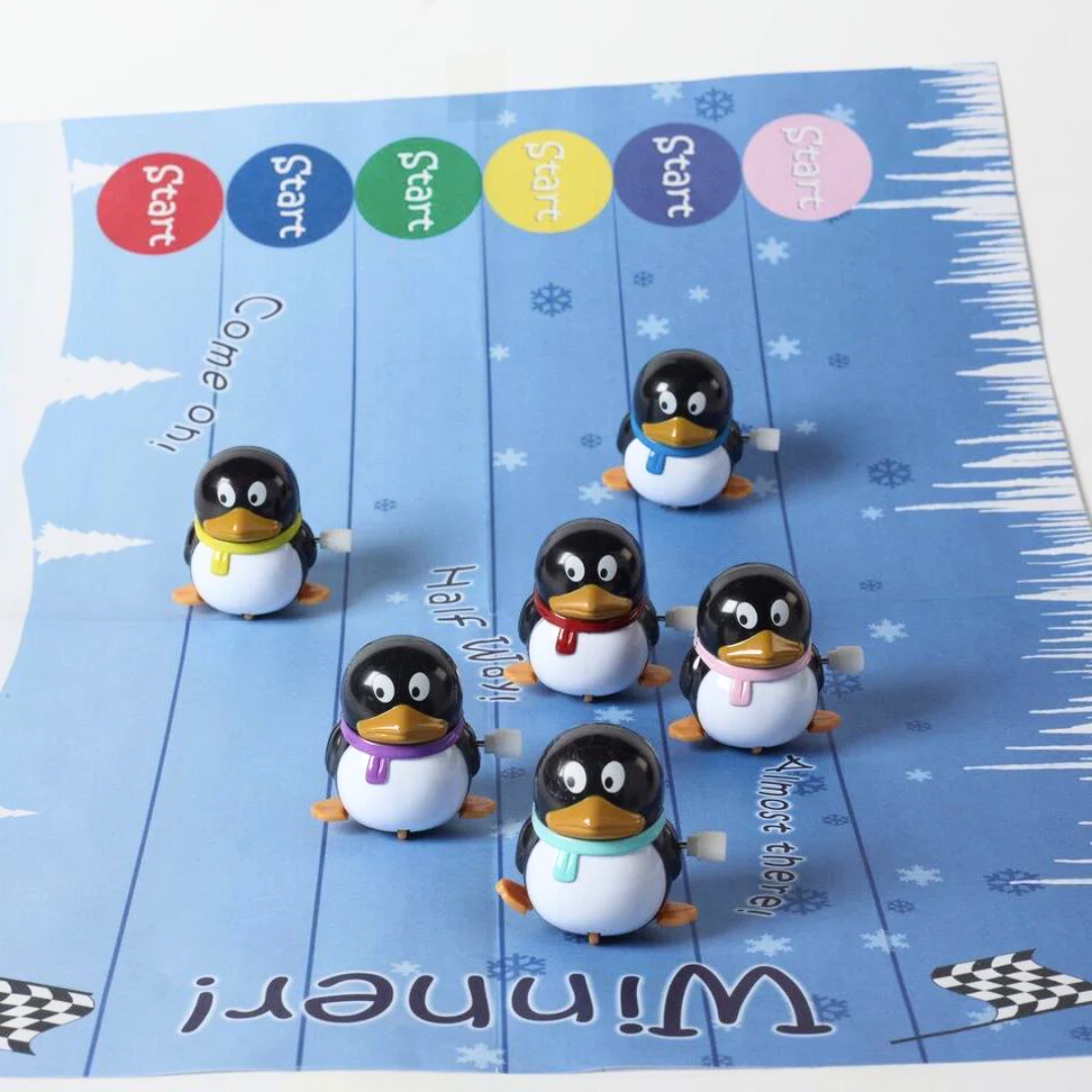 Christmas Crackers-Racing Penguin