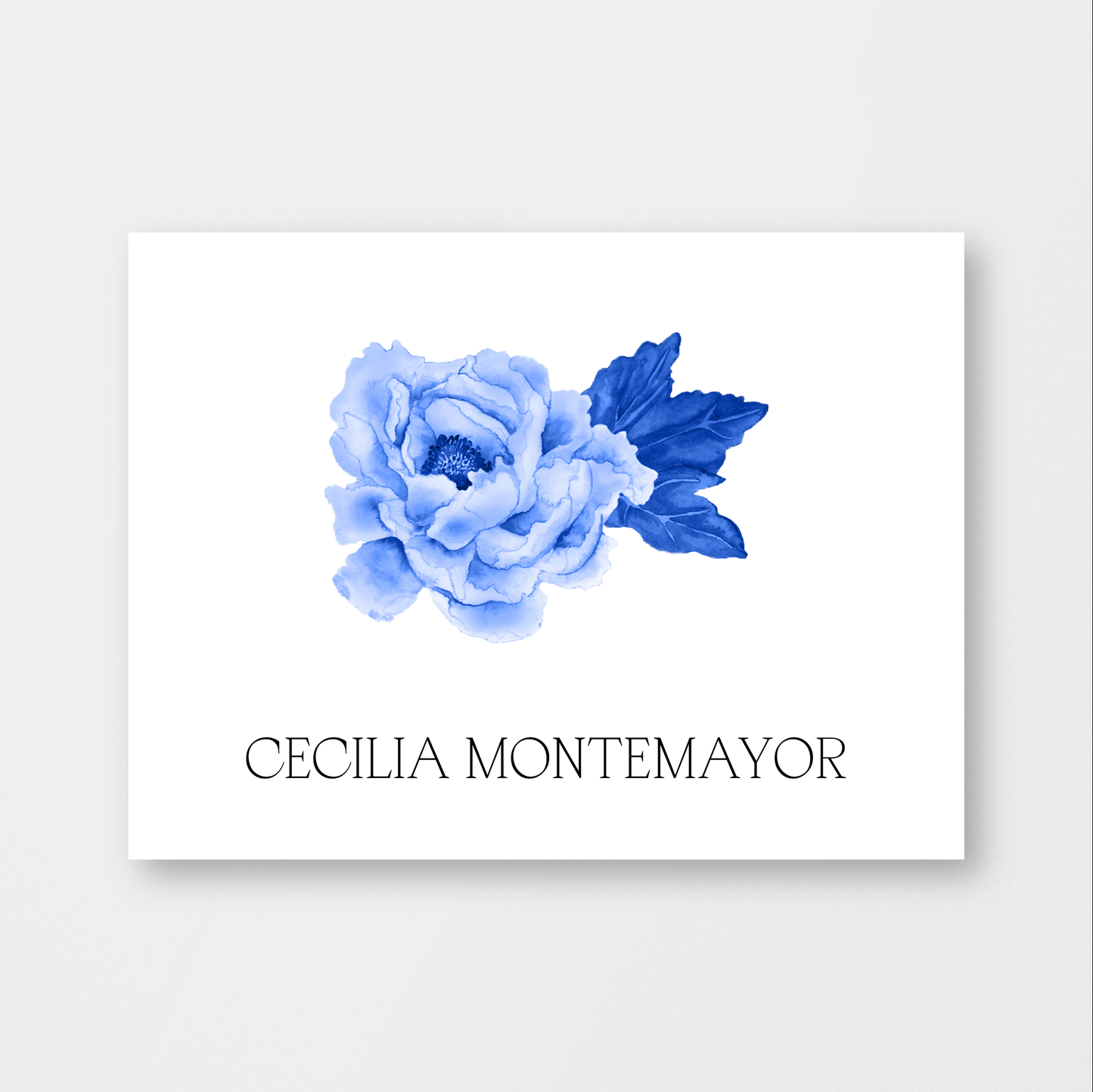 Blue Blossom Card