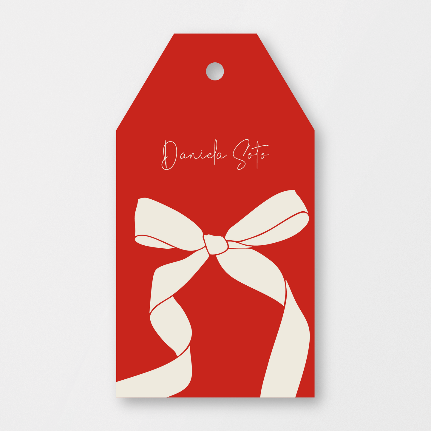 Charming Bow Tag