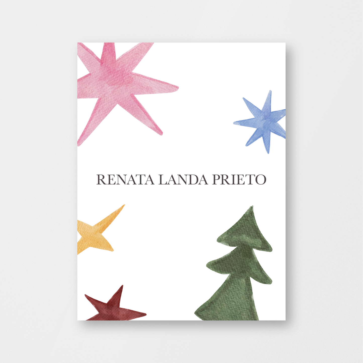 Christmas Starburst Card