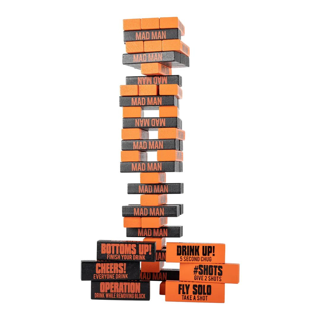 Mad Man Blocks-Drinking Edition