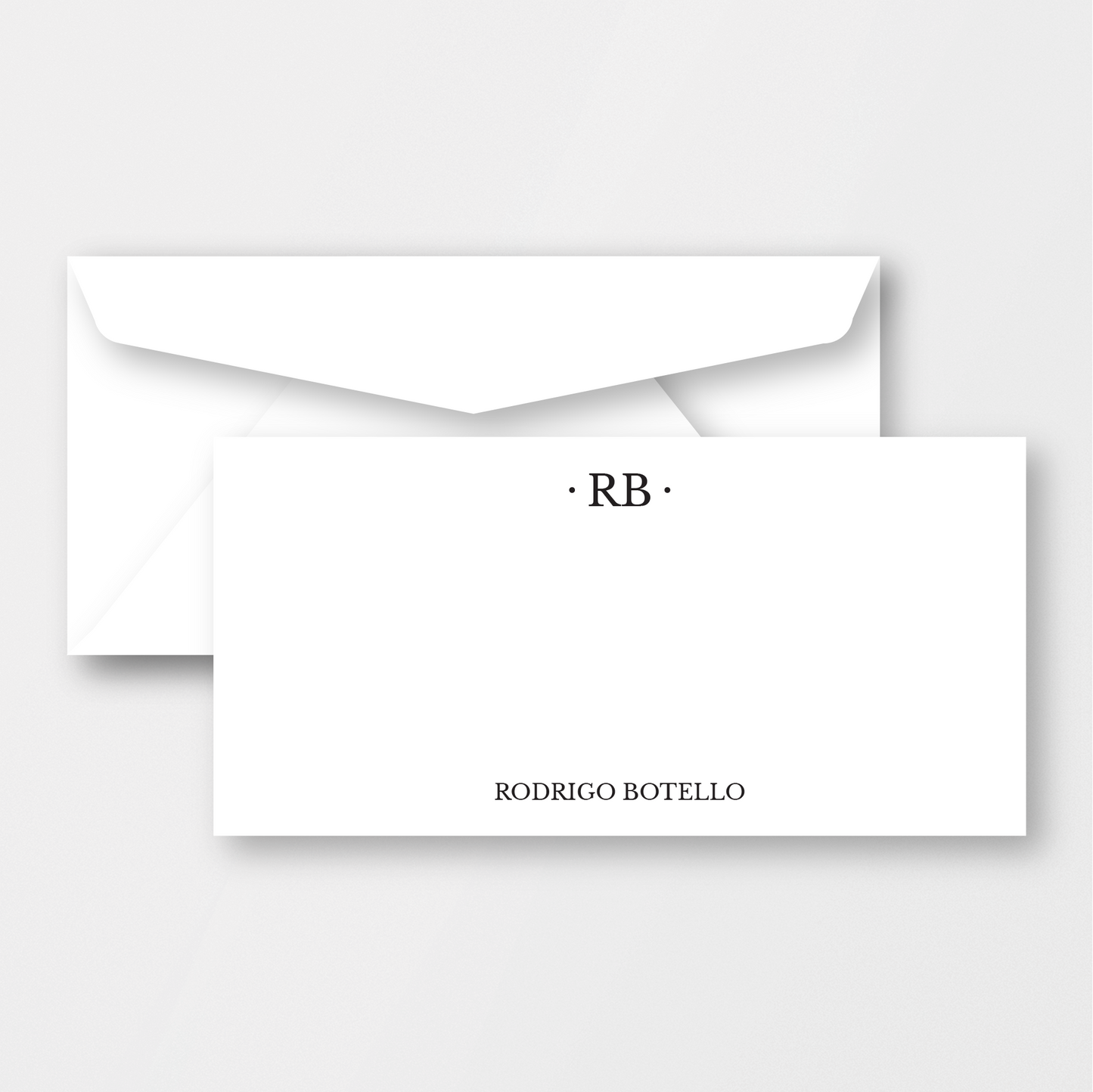 Dotted Initials Envelope
