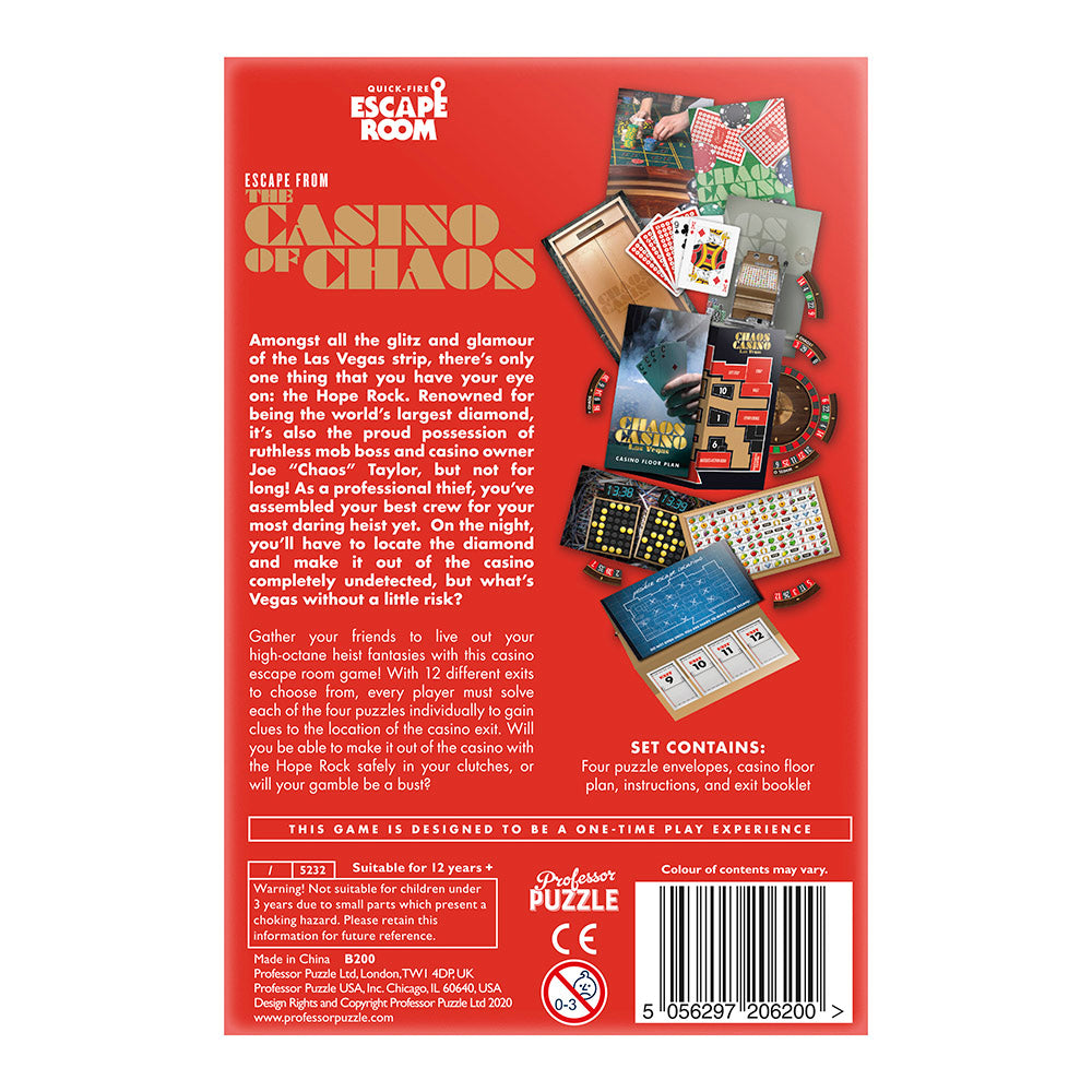 Escape from the Casino of Chaos