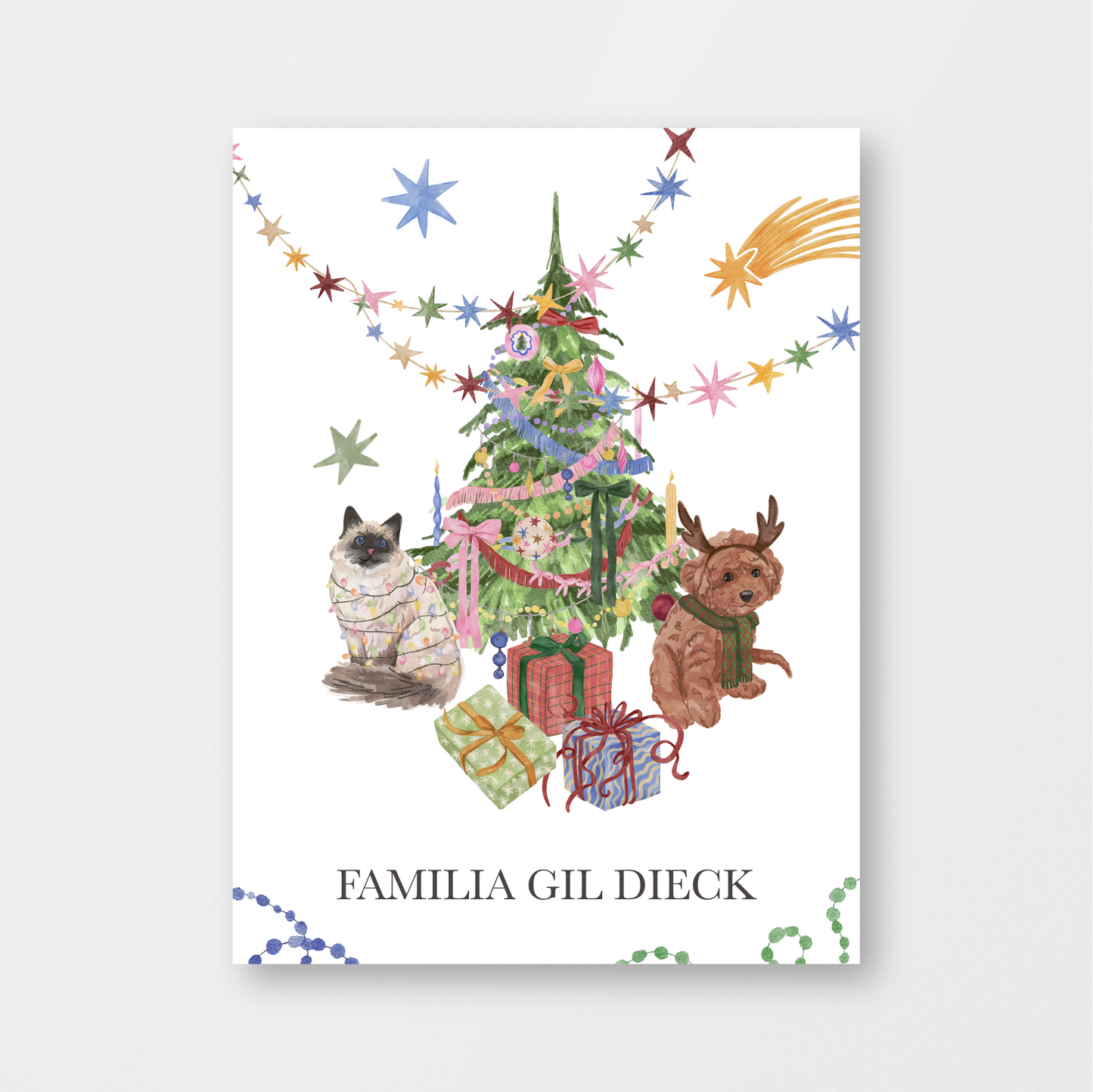 Festive Pets Card