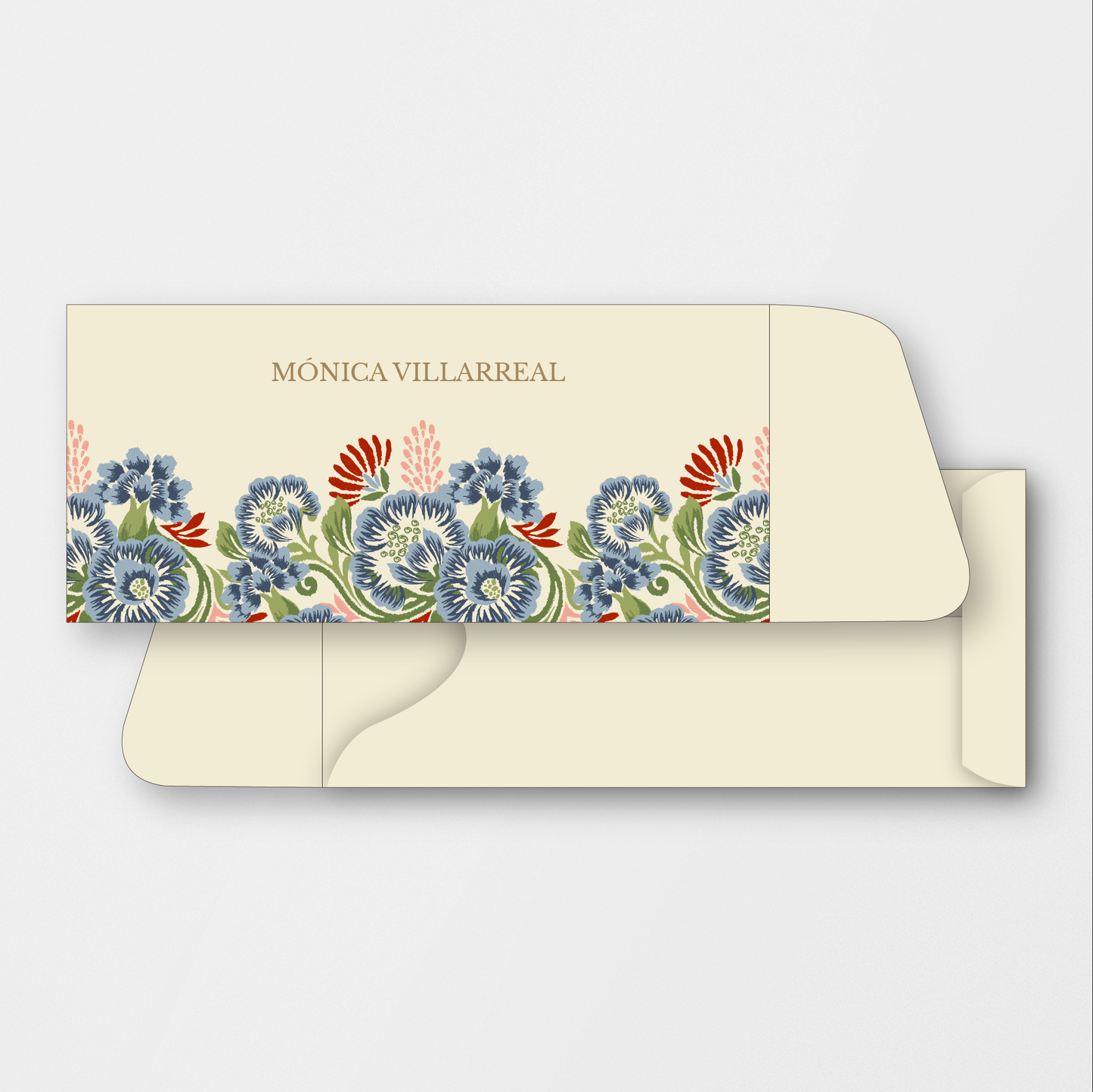Floral Ikat Money Holder