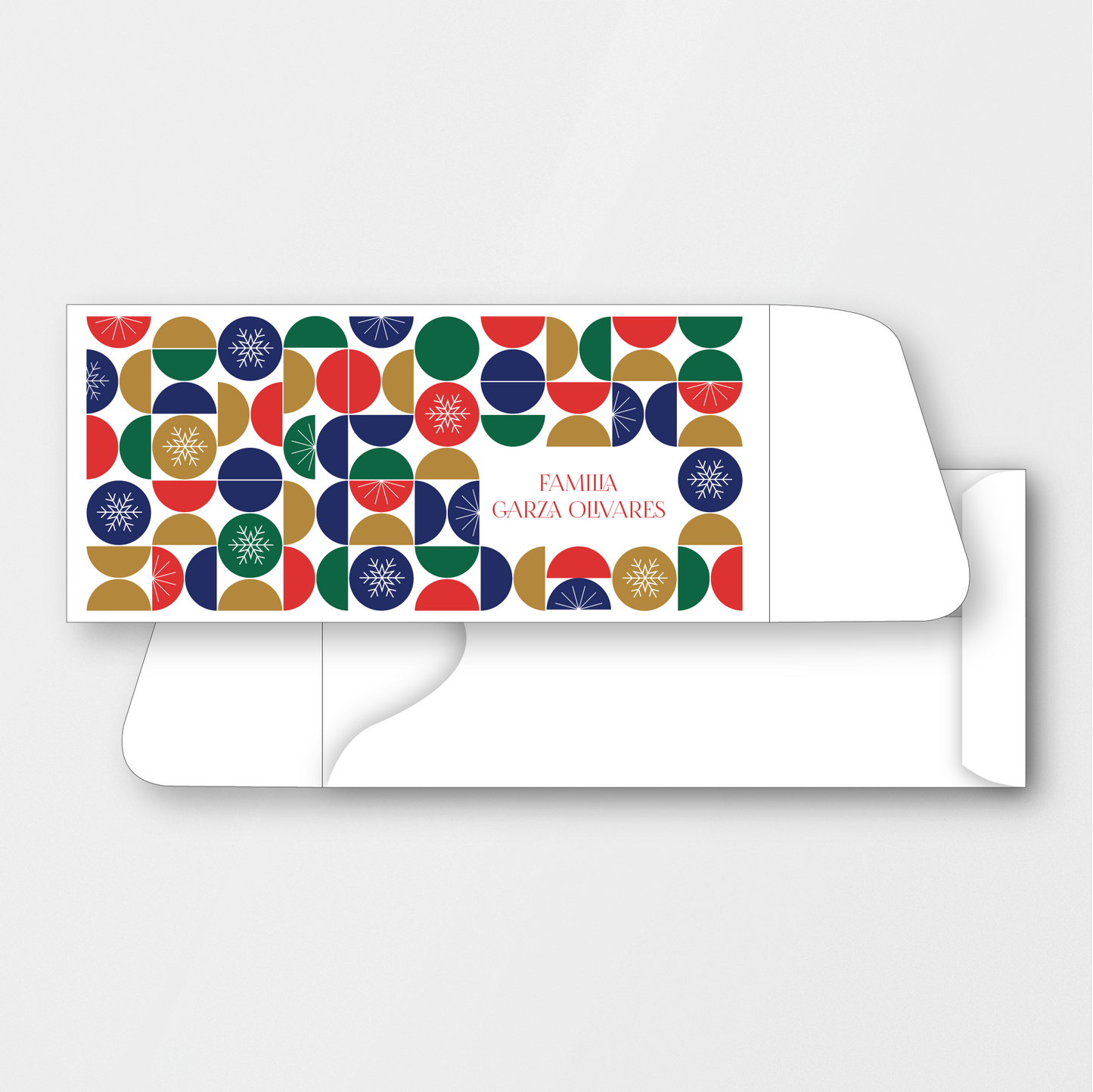 Geometric Winter Money Holder