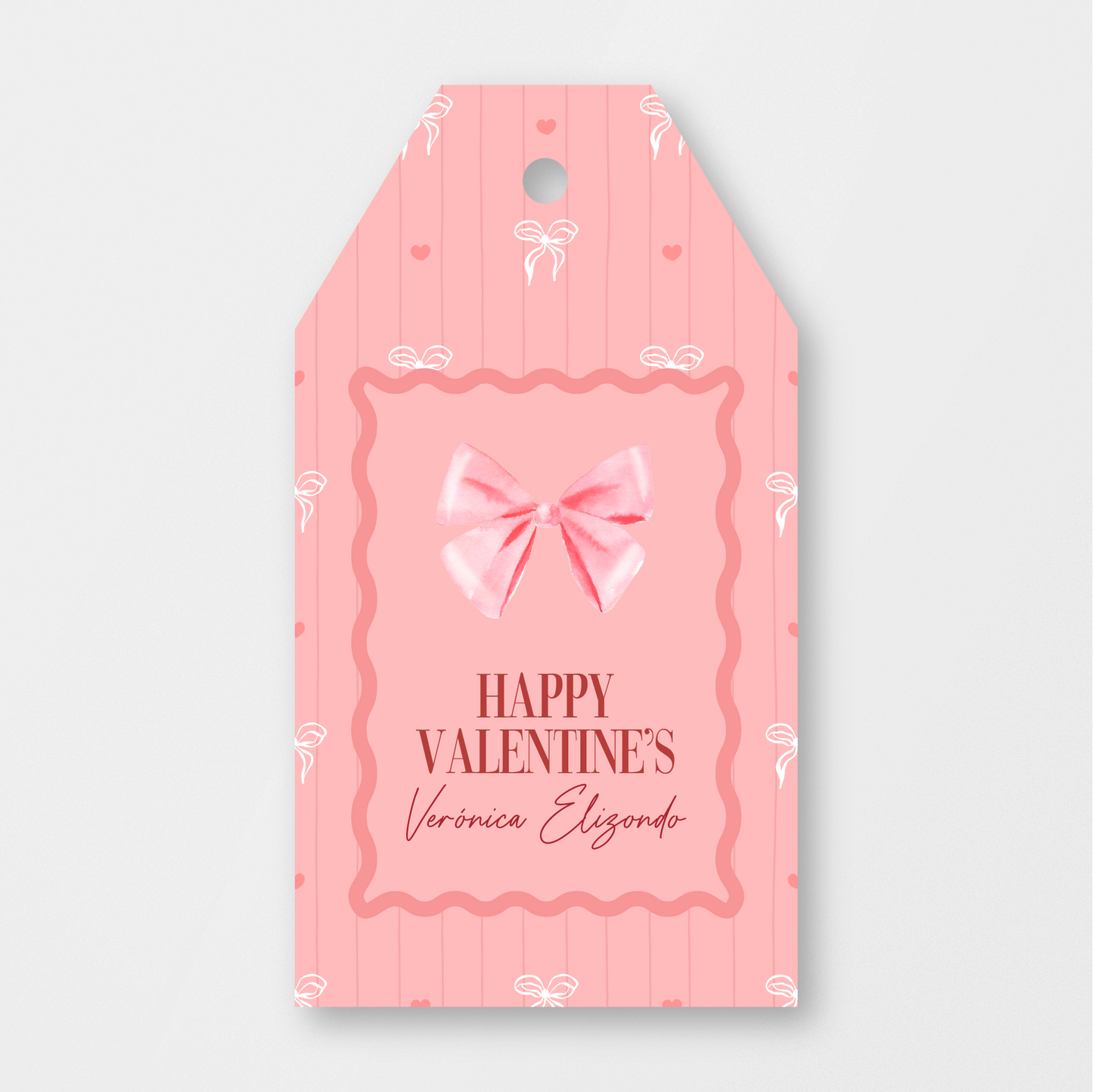 Hearts & Bows Tag