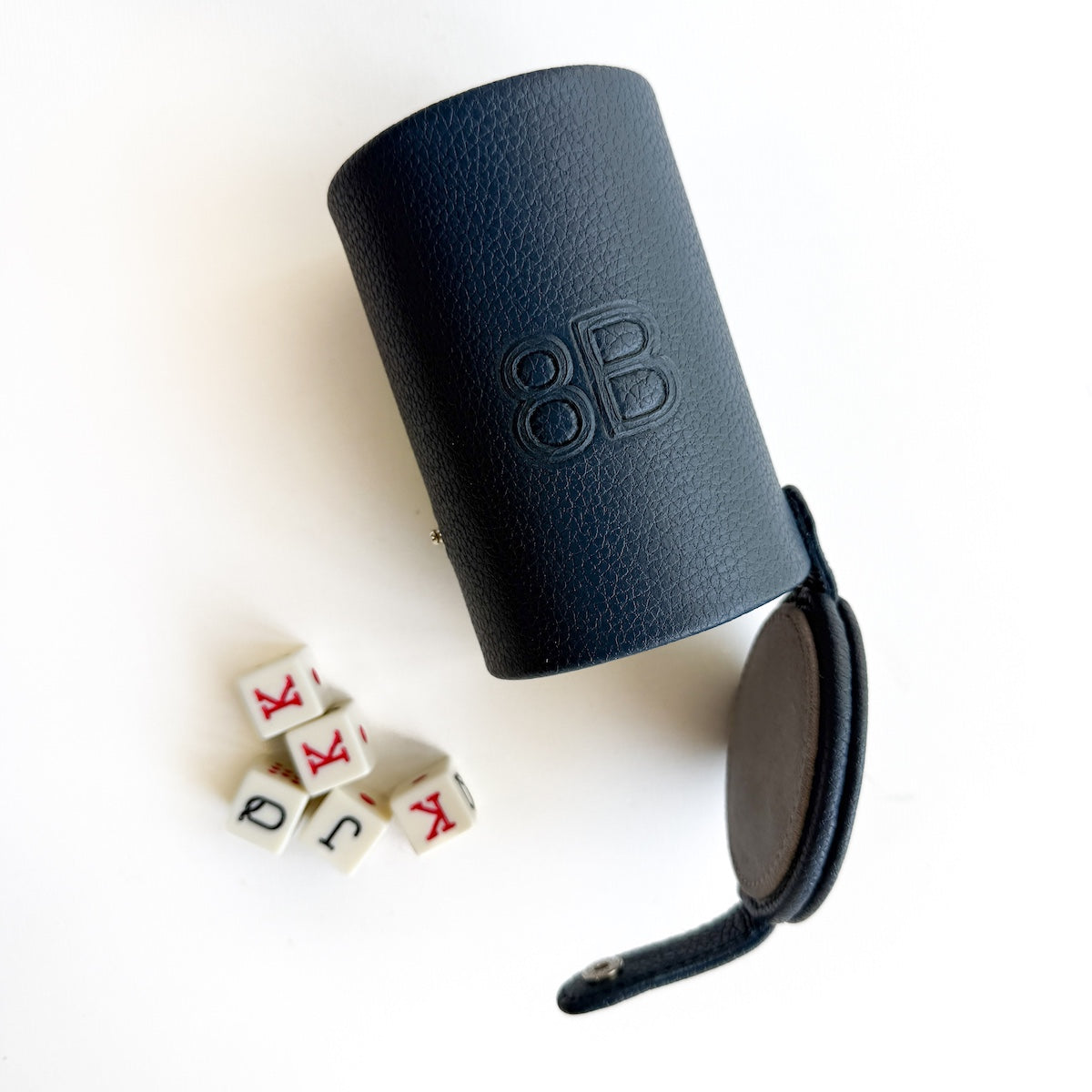 Juego de mesa Cubilete Piel / Azul