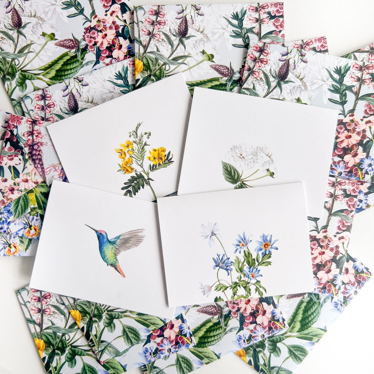 Small Blue Botanical Box
