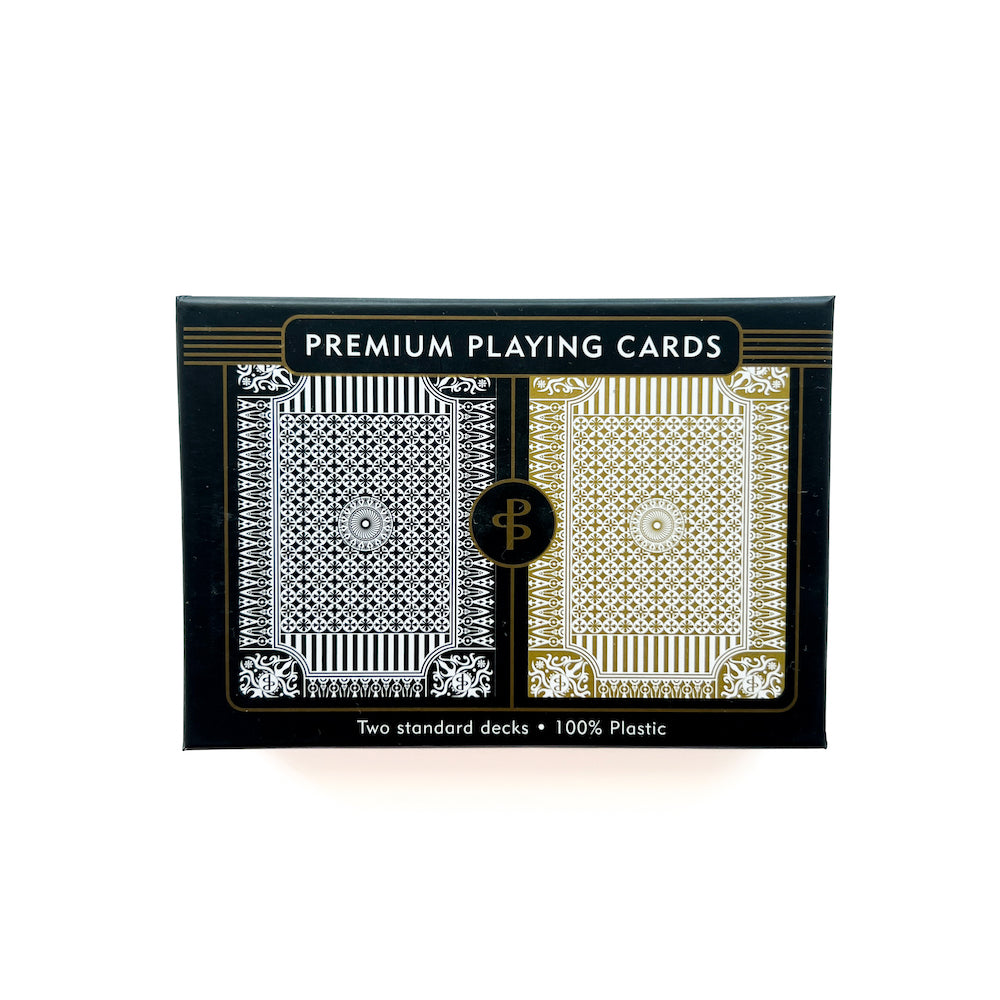Playing Cards Black/Gold