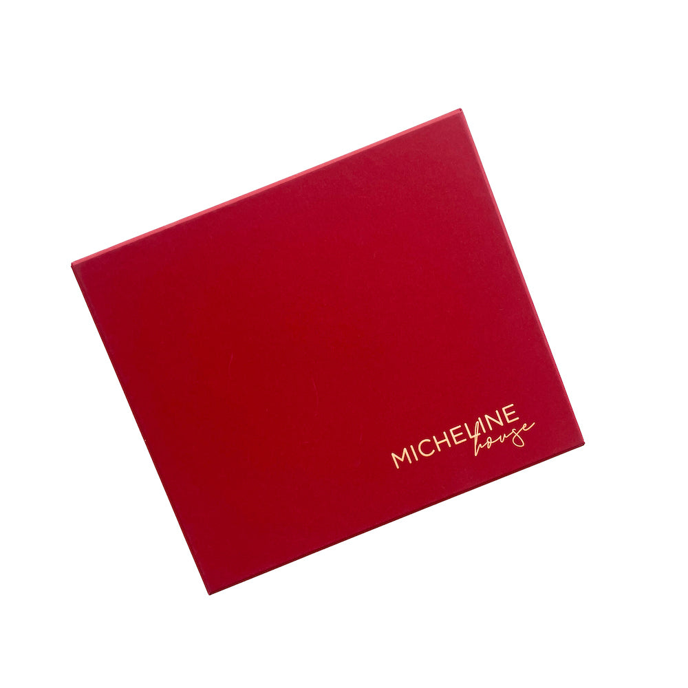 Personalized Cherry Stationery Box (Beige)