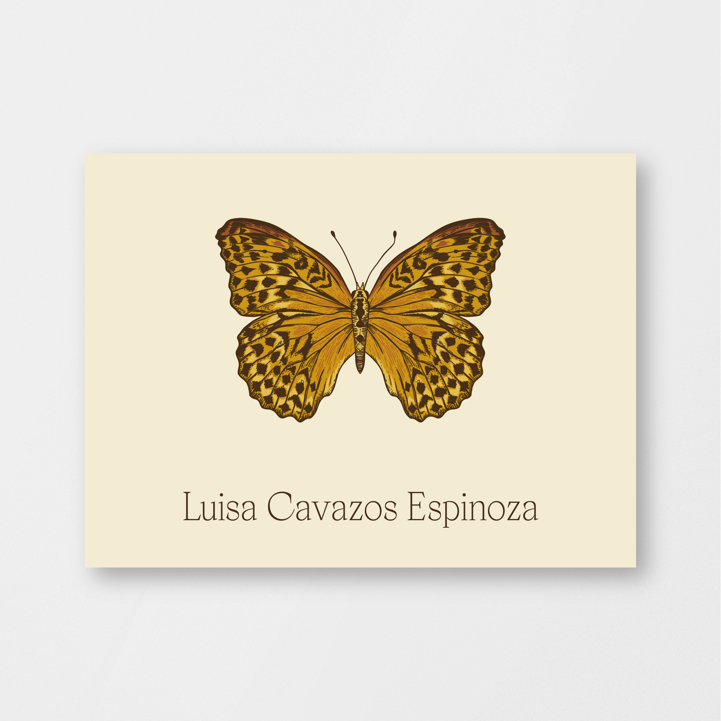 Lush Garden Butterfly Card