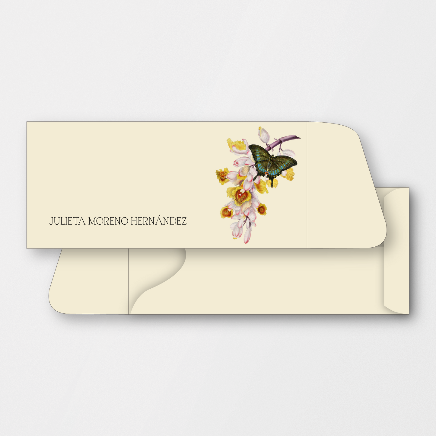 Orchid Butterfly Money Holder
