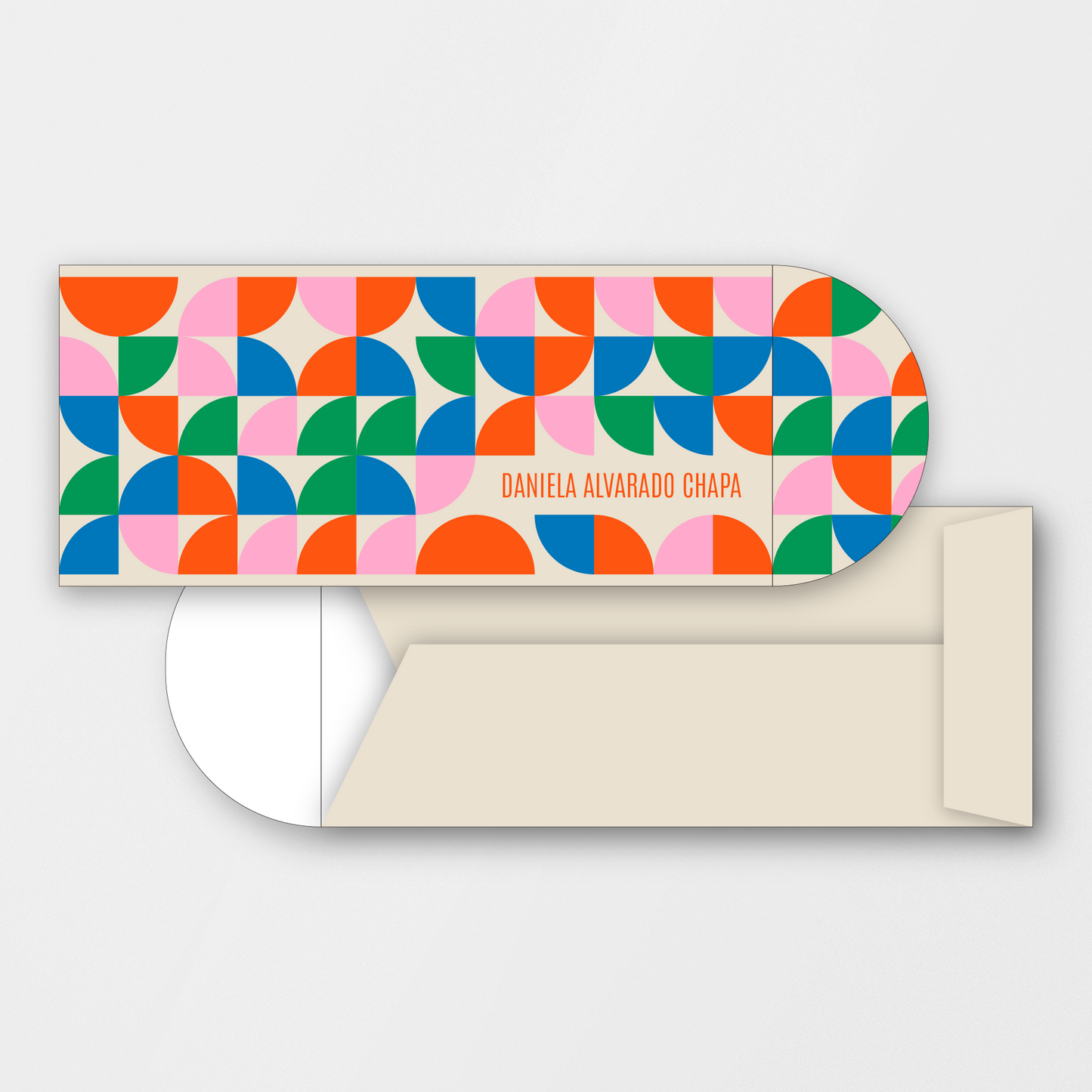 Retro Geometric Money Holder