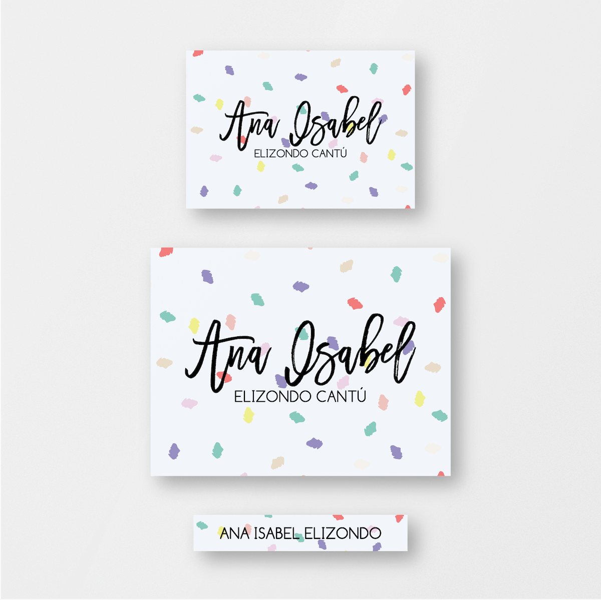 Rainbow Confetti Stickers