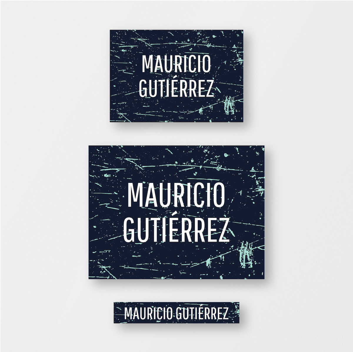 Blue Splatter Stickers