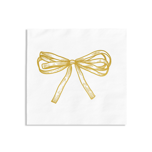 Bow Cocktail Napkin