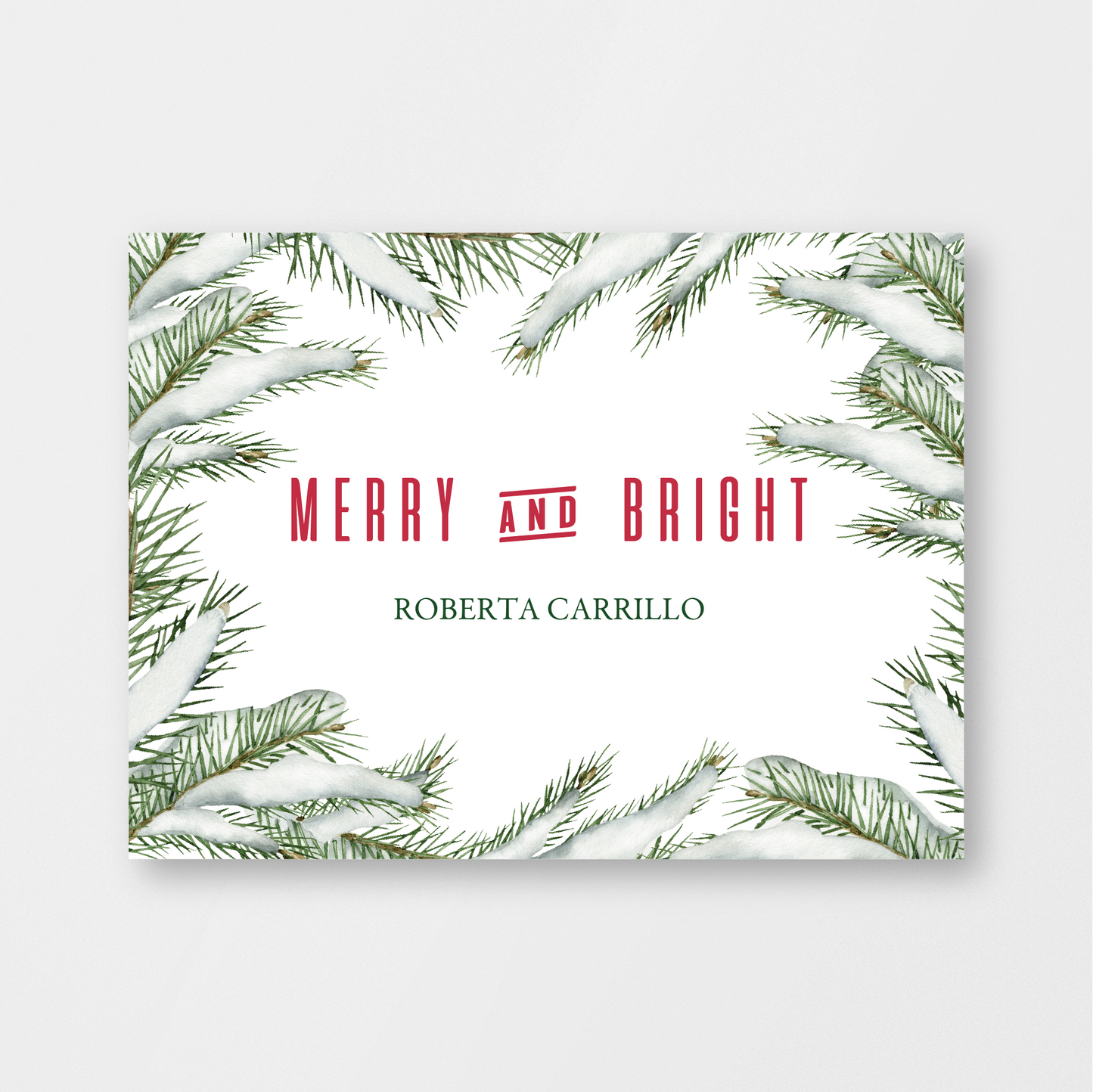 Snowy Branches Card