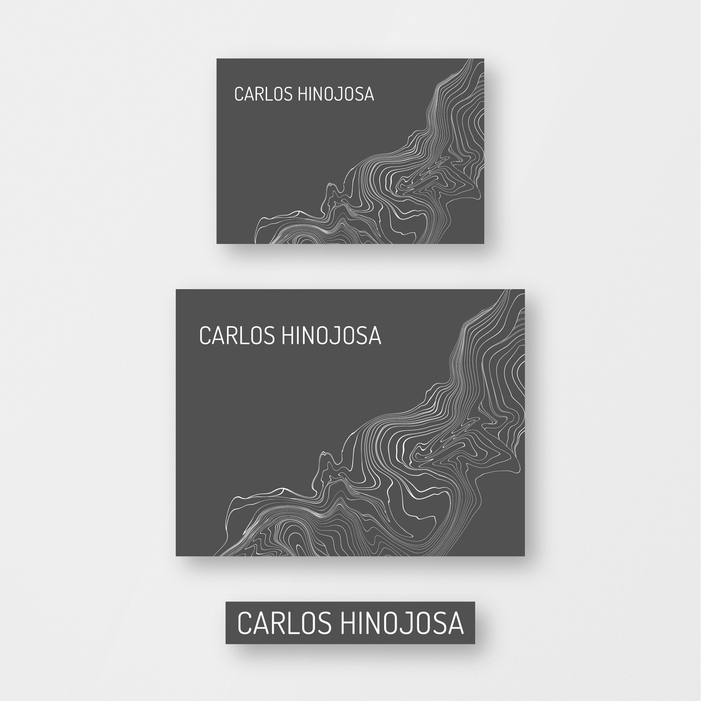 Topographic Stickers