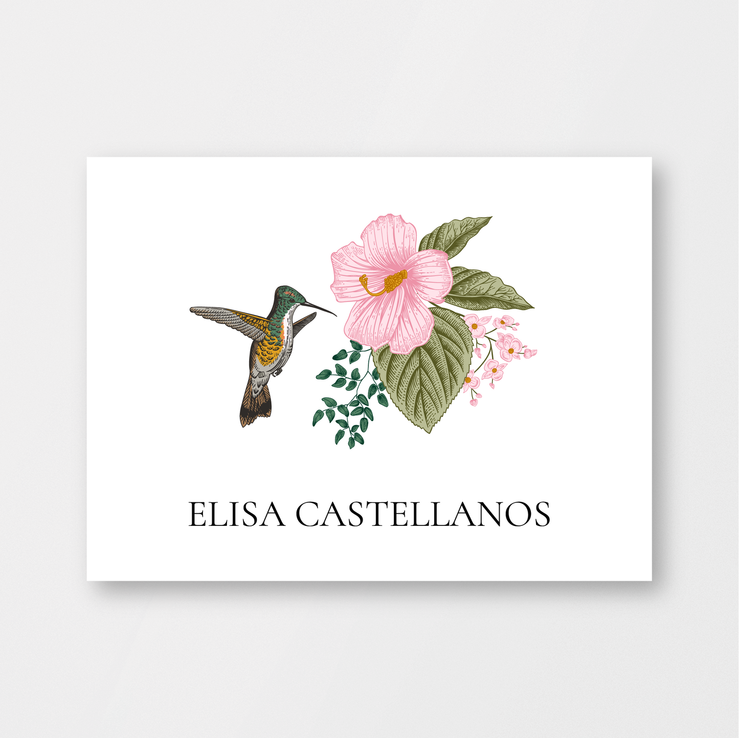 Vintage Botanical Card