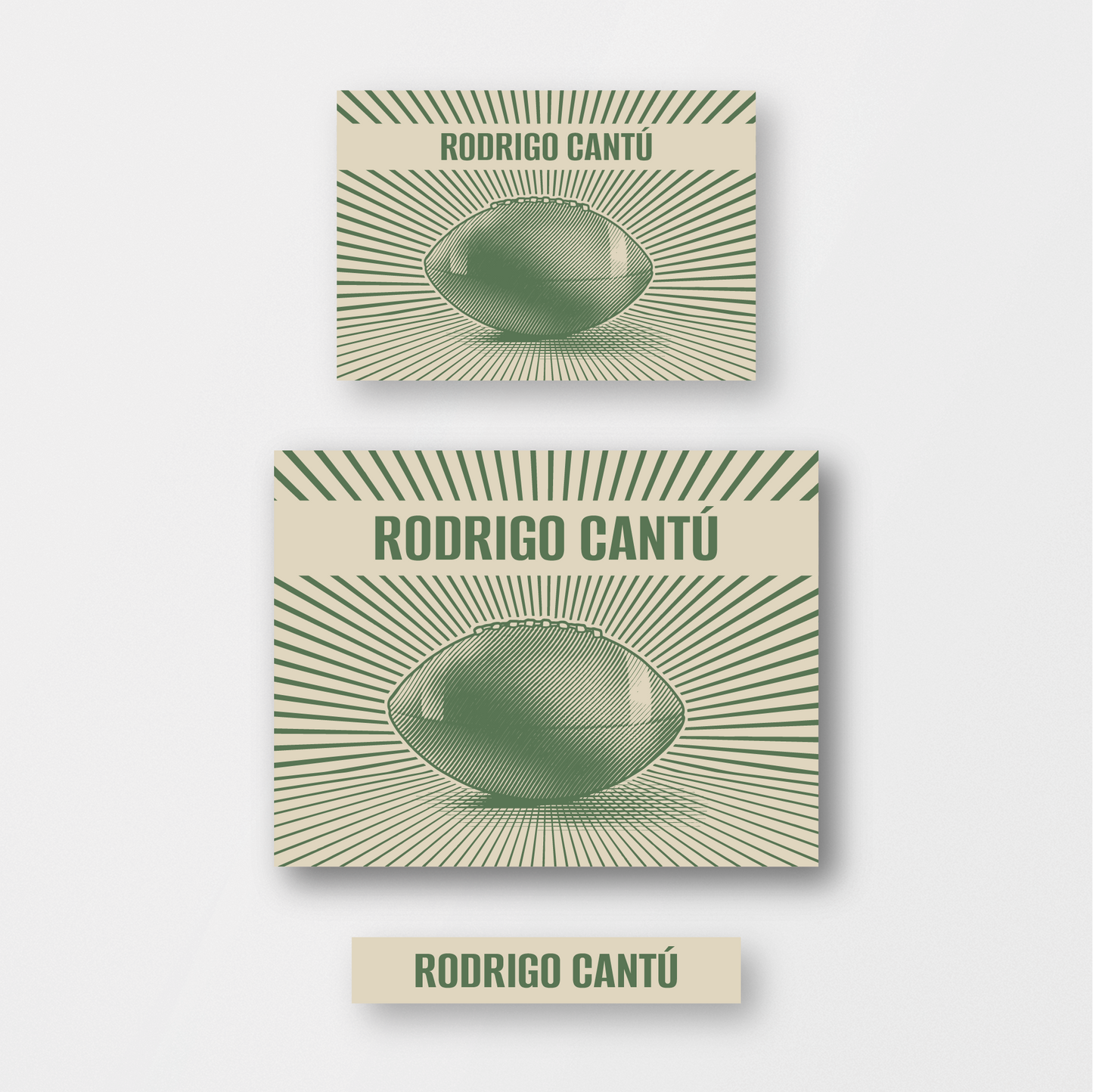 Vintage Football Stickers