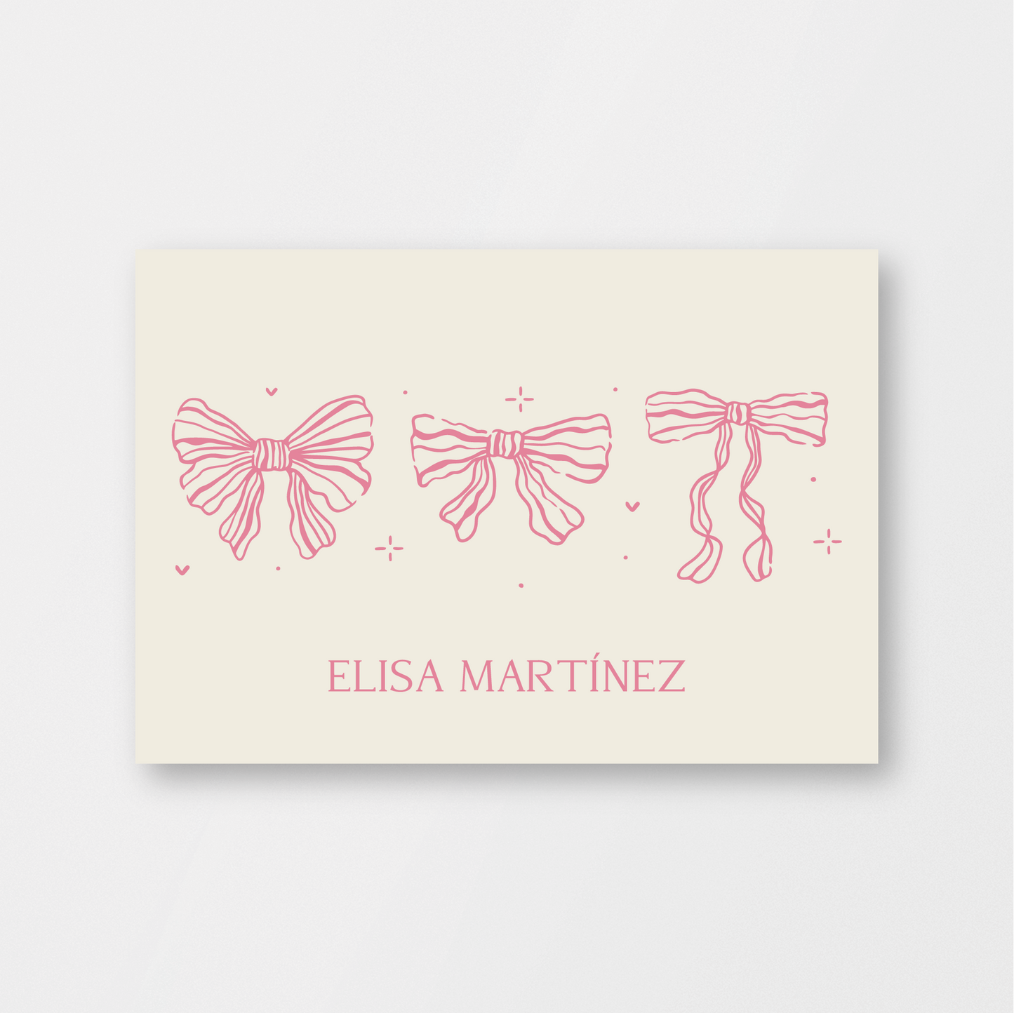 Vintage Pink Bows