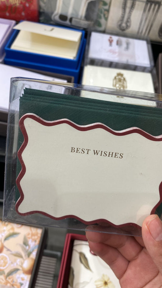 Best Wishes / sobre verde