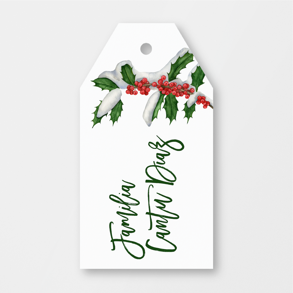 Winter Forest Tag