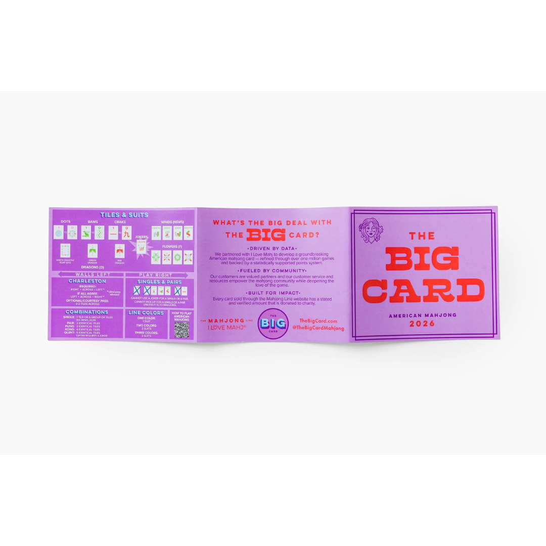 The Big Card: American Mahjong Playing Card