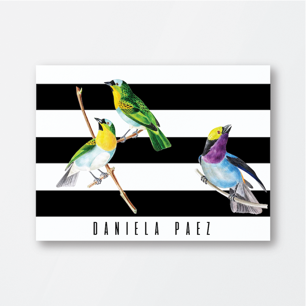 Exotic Birds Card