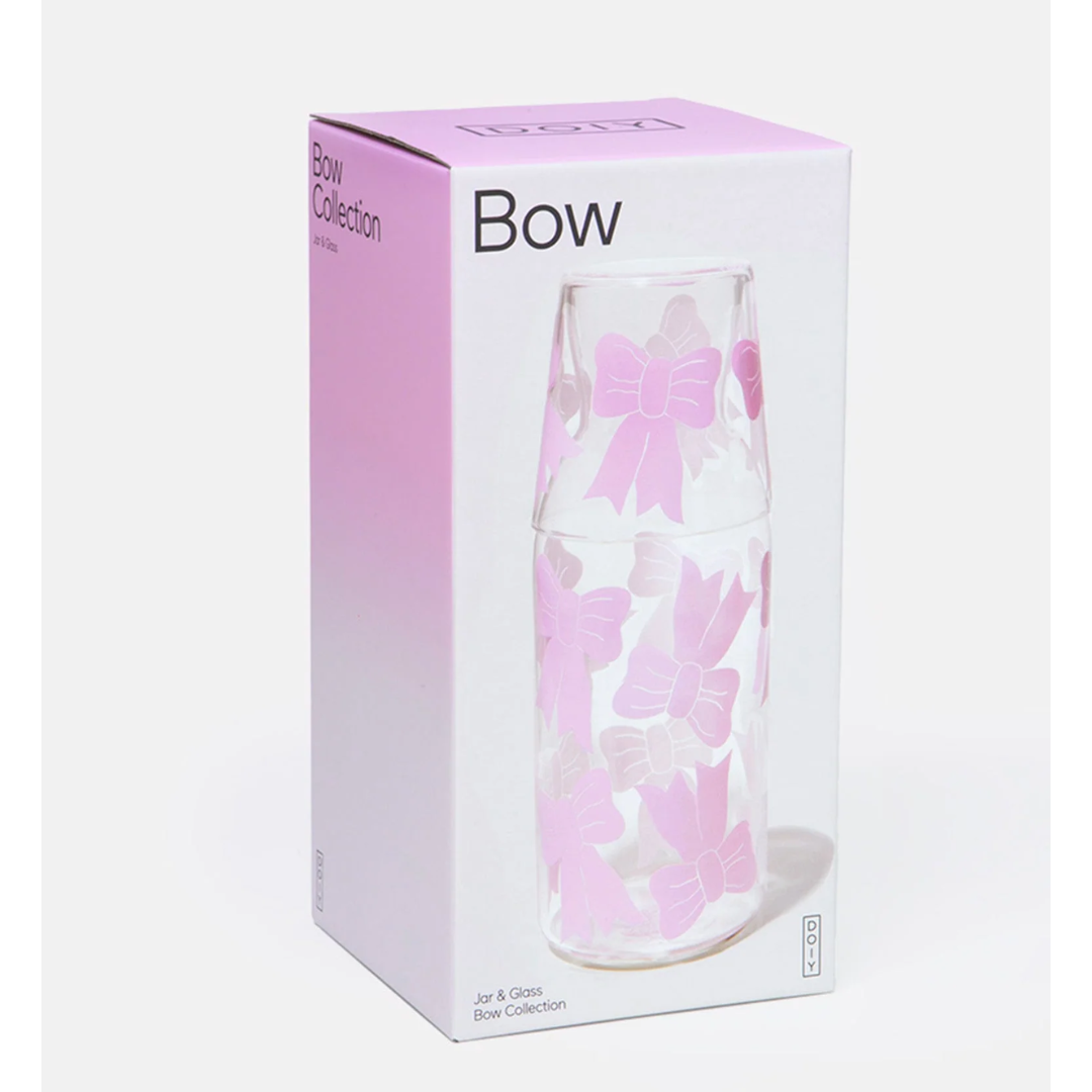 Bows Jar & Glass