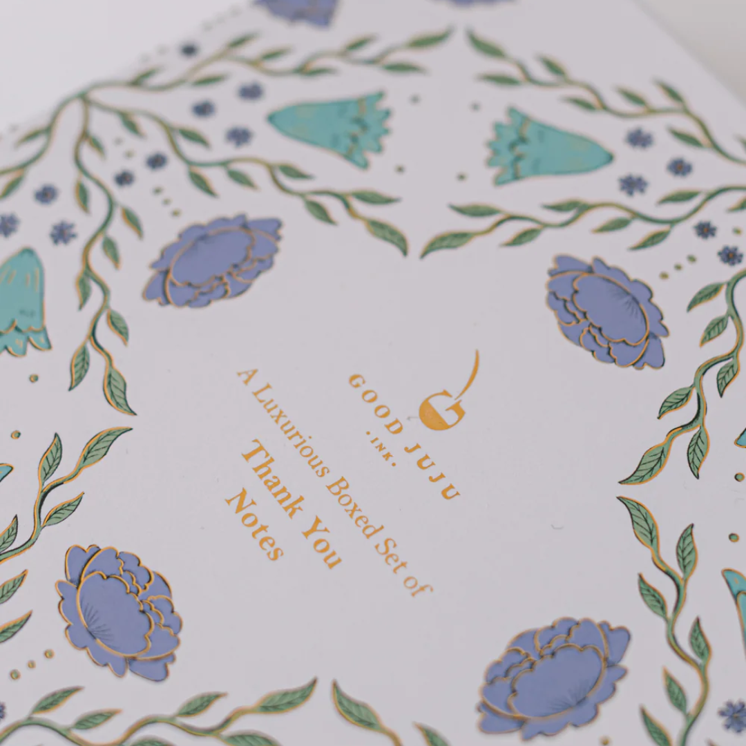 Folk Pattern Luxury Thank You Set