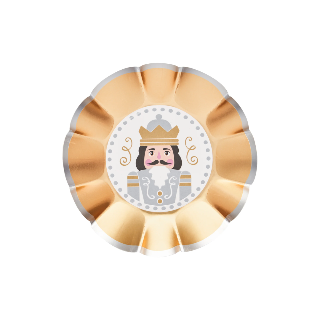 Appetizer/Dessert Bowl Gilded Nutcracker