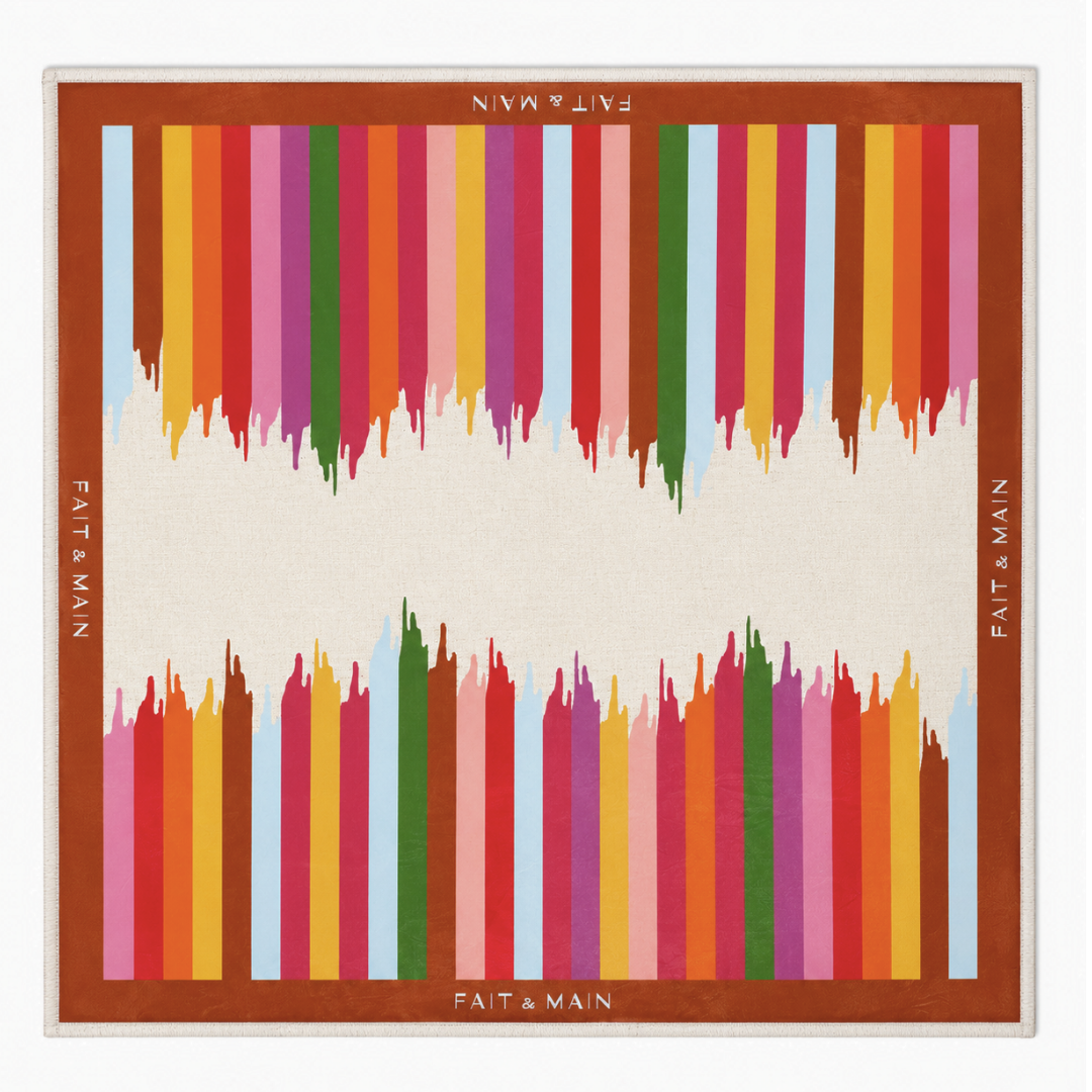 Le Drip Summer - Fait a Main Mahjong Mat