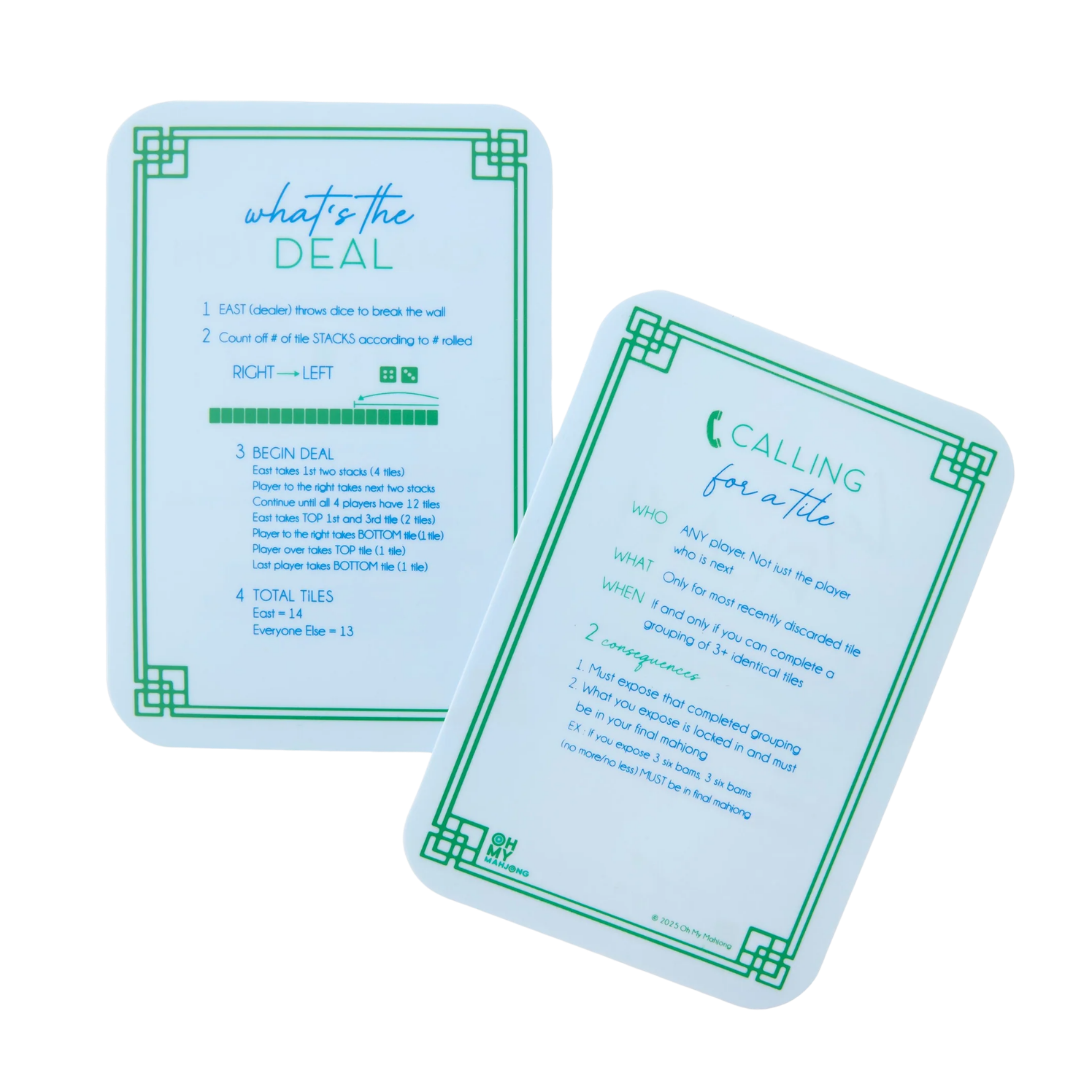 Light Blue Mahjong Shufflers