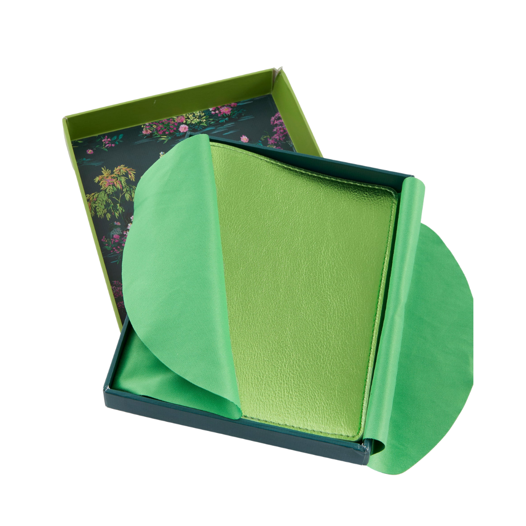 Metallic Green Mahjong Card Folio