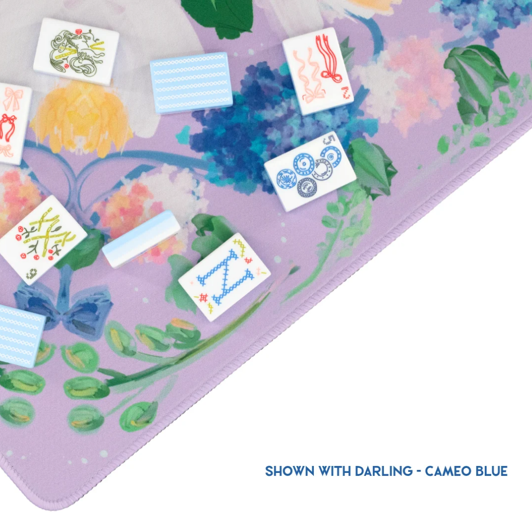 Lavander Garden Mahjong Mat - Miss Mahjong