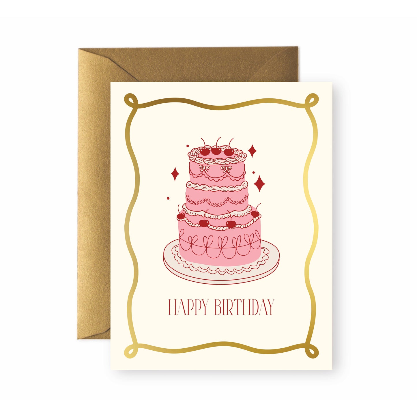 Birthday Cake Greeting Card