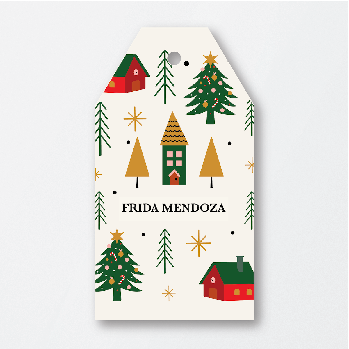 Christmas Village Tag