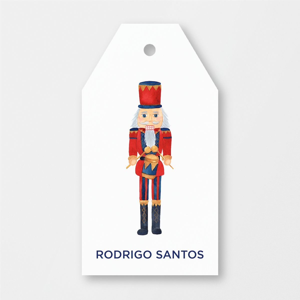 Red Nutcracker Tag