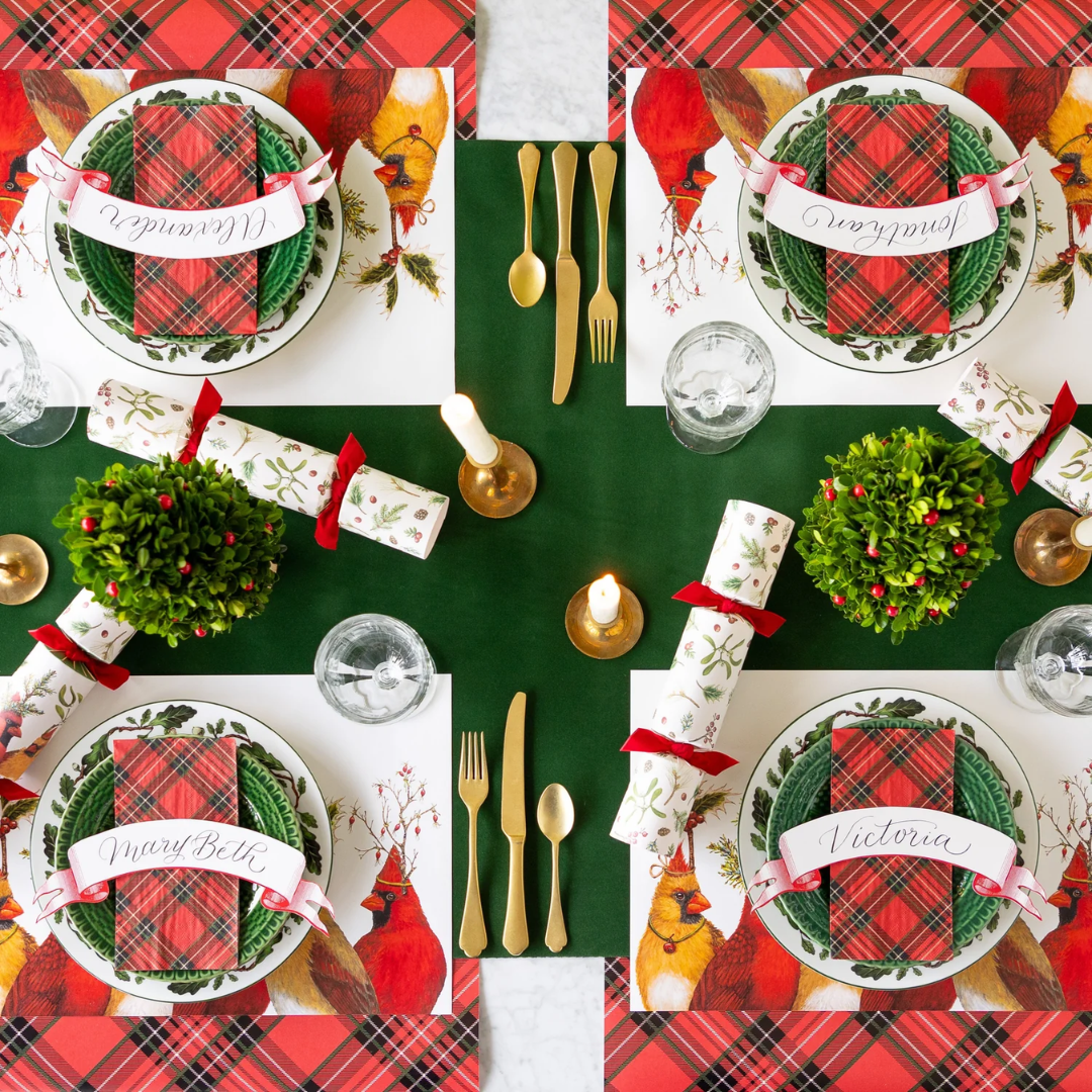 Red Plaid Runner