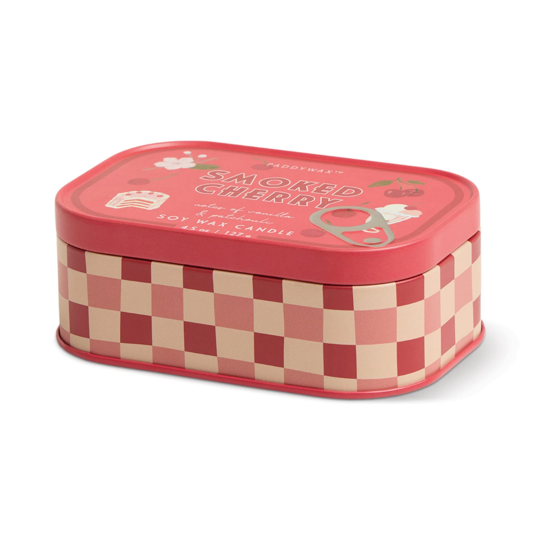 Bistro 4.5 oz Tin Candle - Smoke Cherry