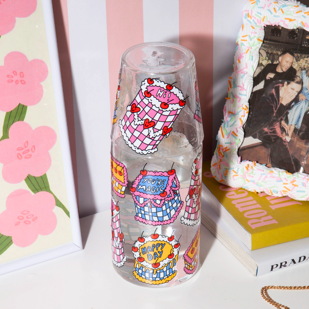Sweetie Jar & Glass