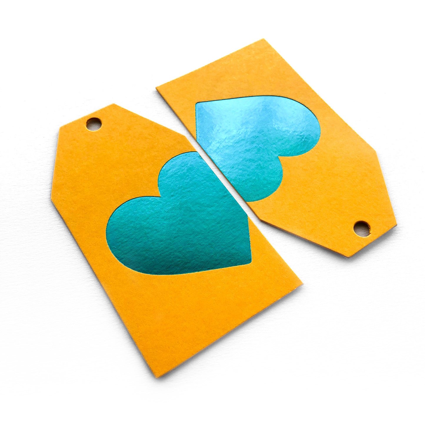 Big Blue Heart Tag